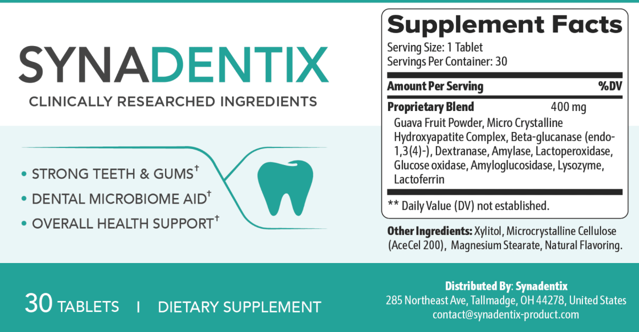 Synadentix Supplement Facts