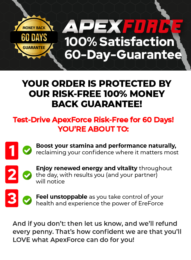 apexforce supplement guarantee