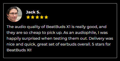 BeatBuds X1 Earbuds Money Back Guarantee