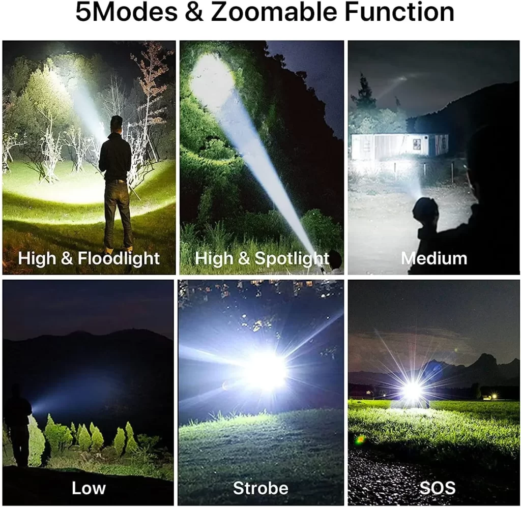 Defense FlashLight-5 Modes