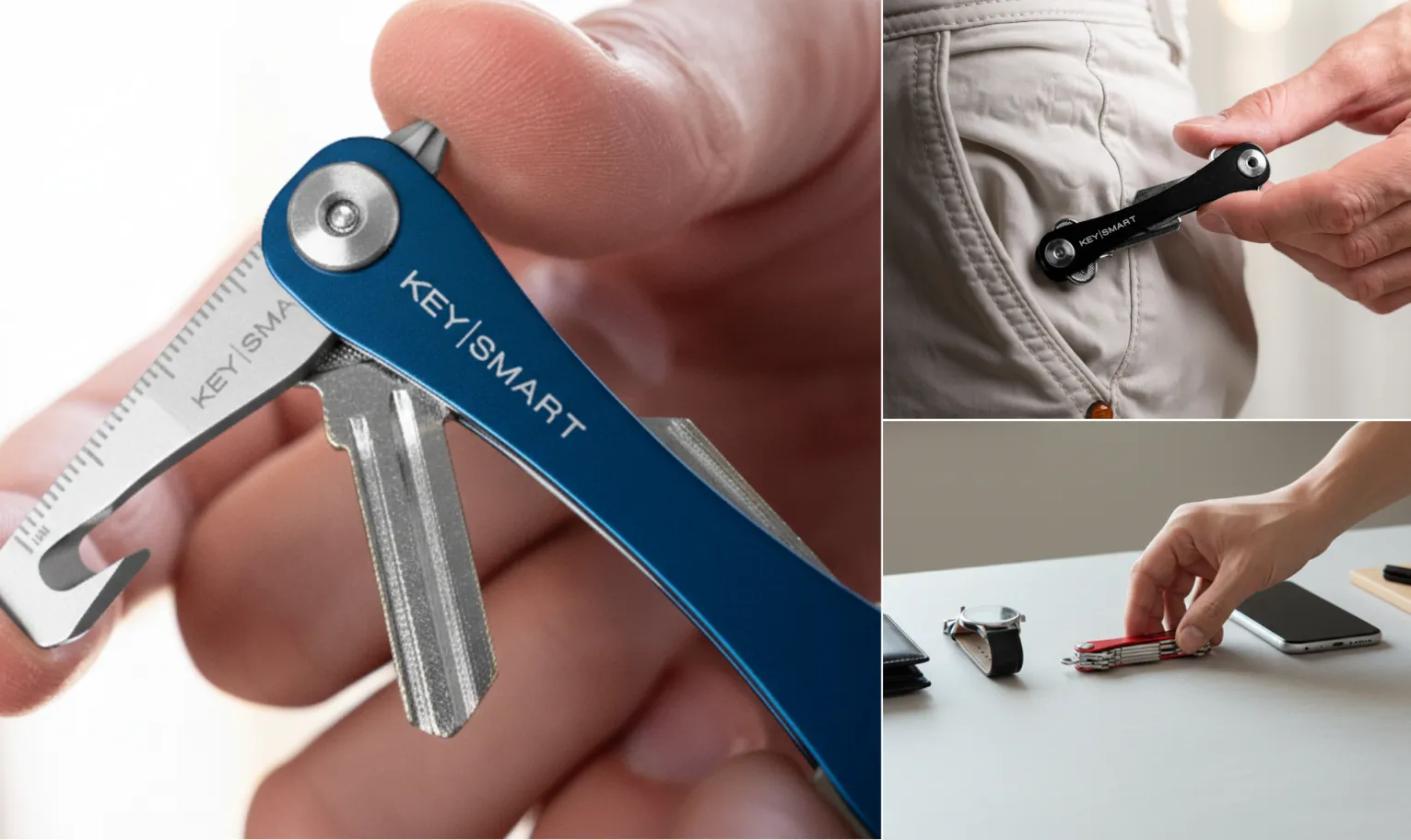 Keysmart Key Holder for Keychain features