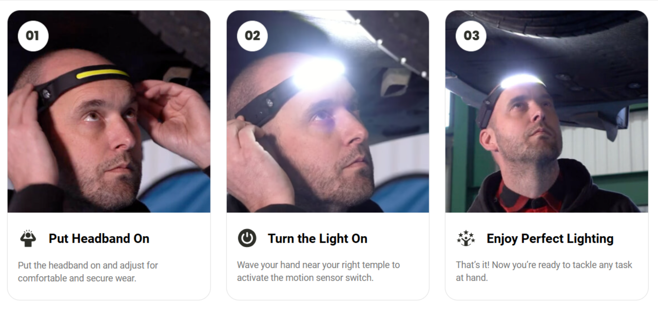 LumenLight LED Headlamp-How to use