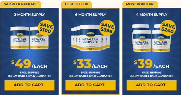 Metalean Complete price.