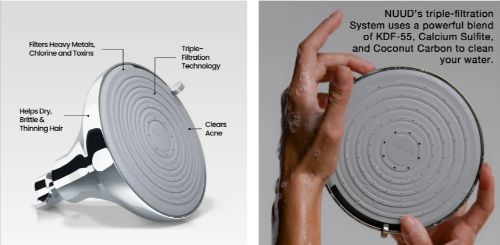 NUUD Shower Head feature