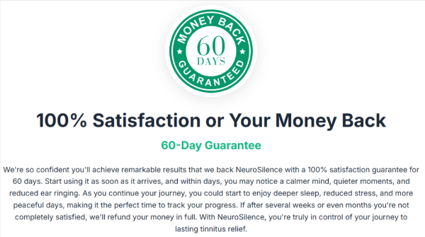 Neuro Silence money back
