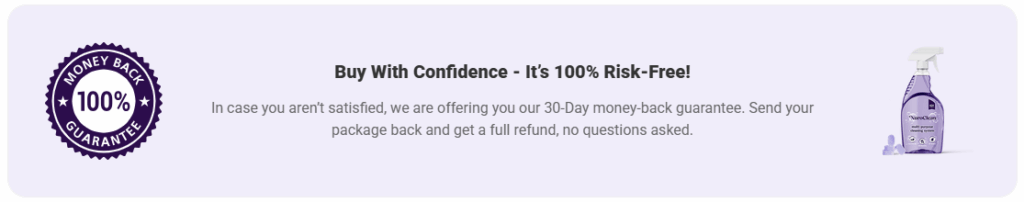 NuroClean Cleaning Solution-Money back guarantee