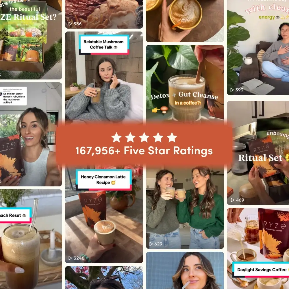 RYZE Mushroom Coffee Customers