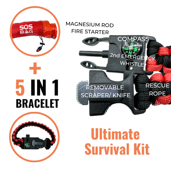 SOS Emergency Bag-Free gift bracelet