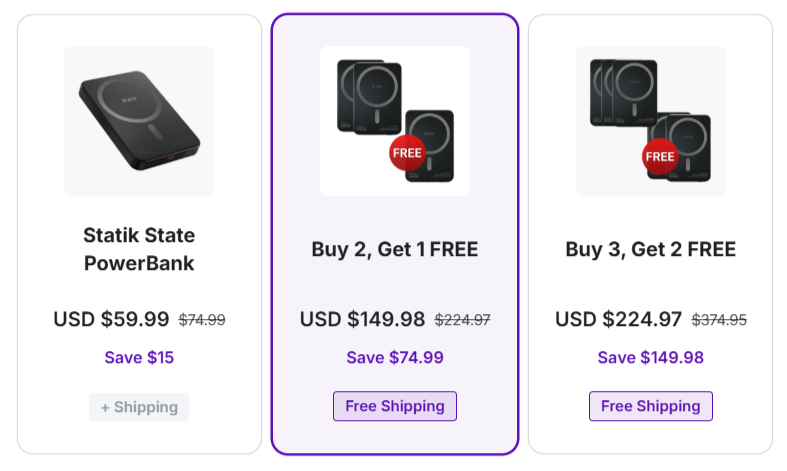 Statik-State-Power-Bank-Pricing