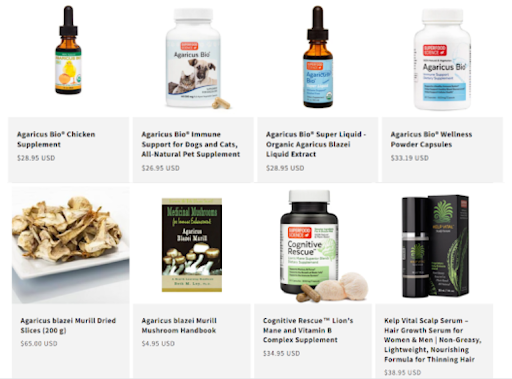 SuperFood Science products list