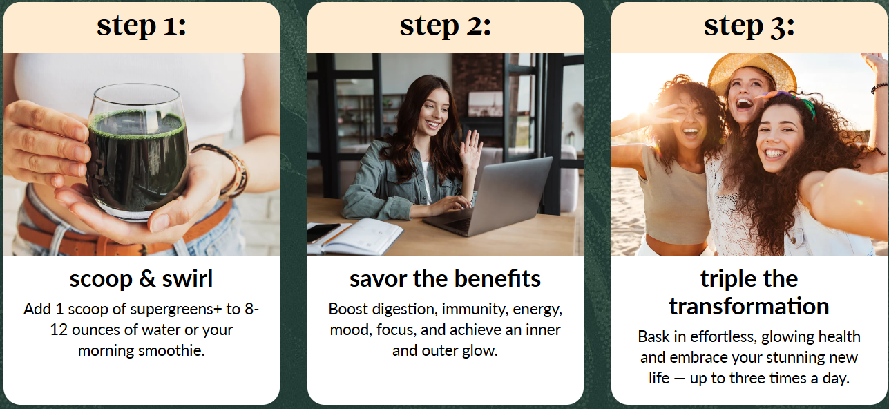 YourBiology SuperGreens+ Use