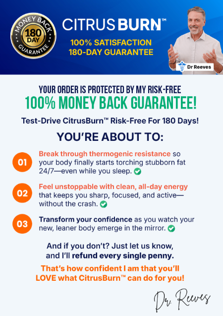 CitrusBurn money back.