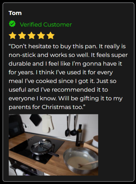 Emura Non-Stick Pan Customer Reviews