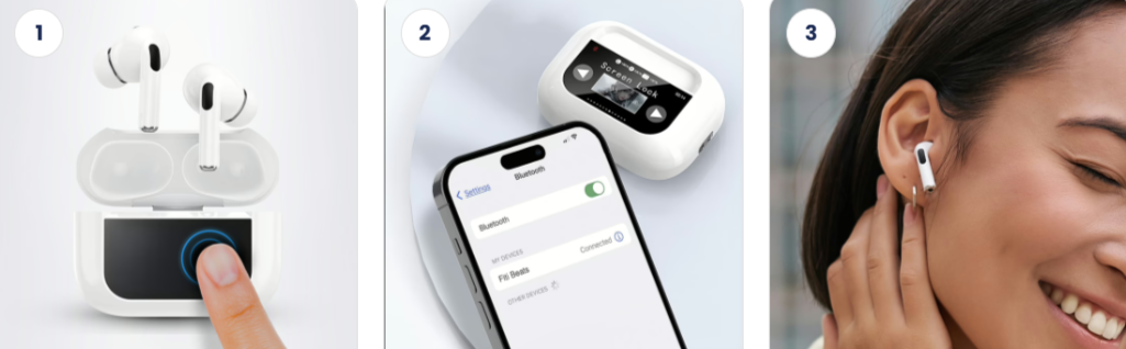 FitiBeats-Wireless-Earbuds usage