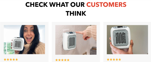 HeatWell Heater customer reviews