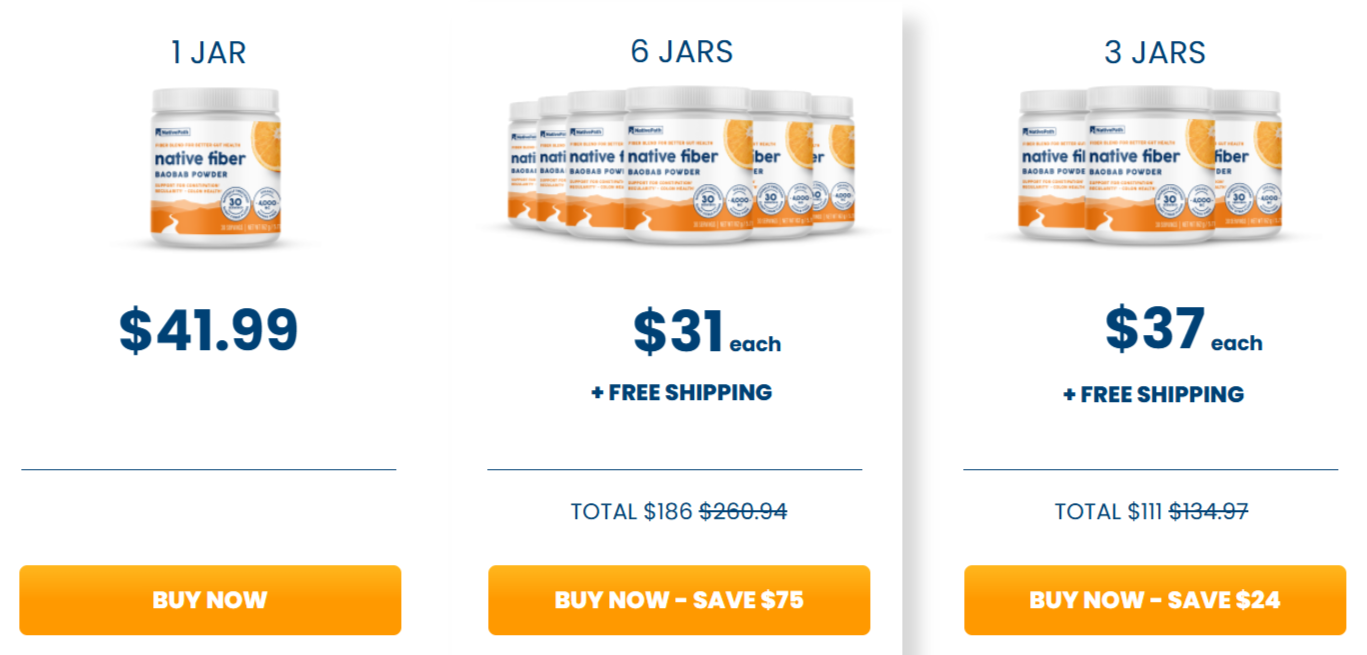 NativePath Native Fiber pricing