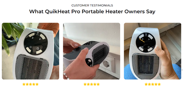 QuikHeat Pro Customer reviews.