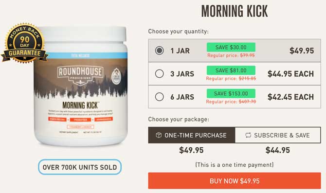 Roundhouse-Morning-Kick-Pricing-Discounts