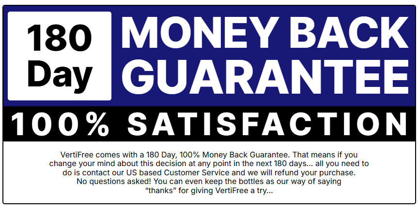 VertiFree Money Back