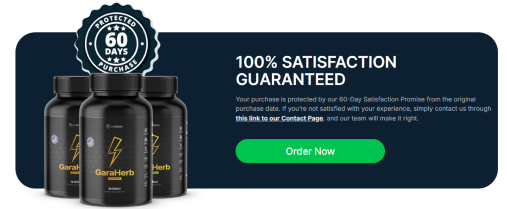GARAHERB guarantee