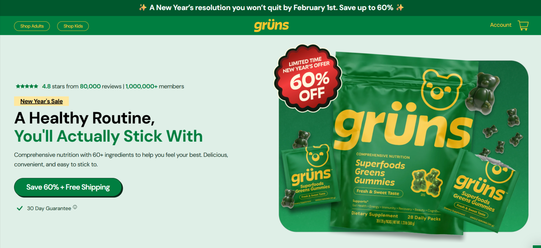 Gruns Greens Reviews