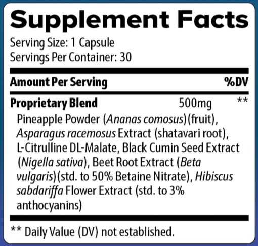 LightSteps-Pro-Ingredients-Supplement-Facts