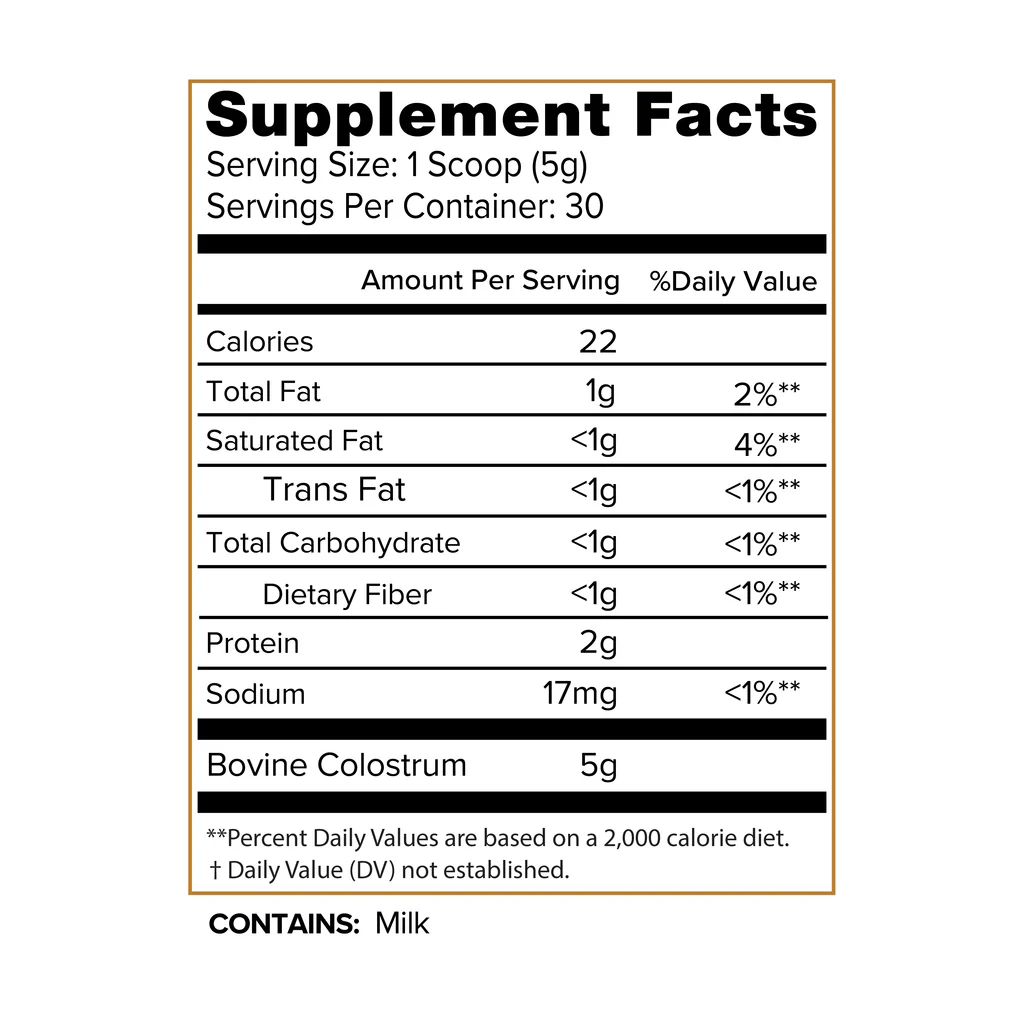 Organifi-Colostrum-Supplement-Facts