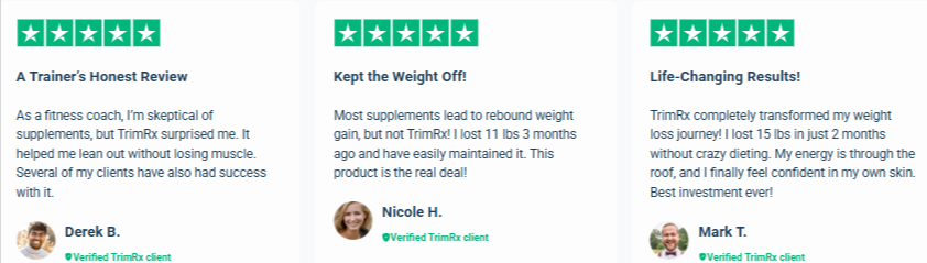 TrimRX customer reviews