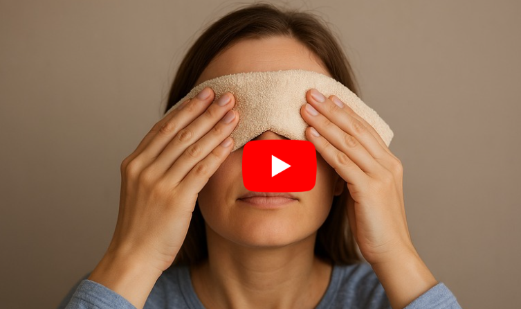 warm water trick for eyes