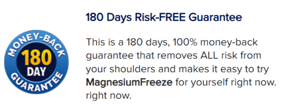 Magnesium Niacinamide Relief money back