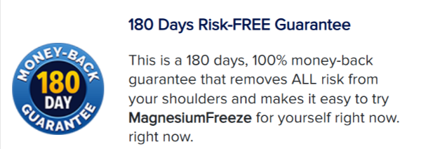 Magnesium Niacinamide Relief money back