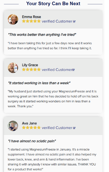 Magnesium Niacinamide Relief user