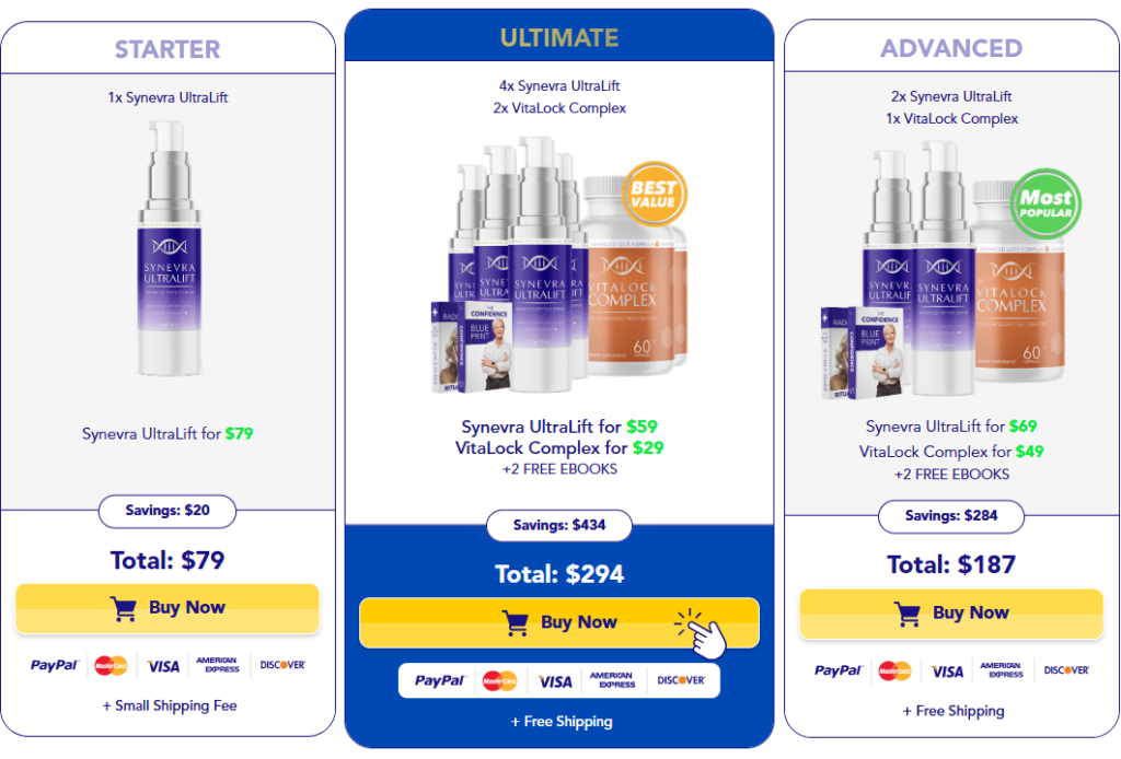Synevra UltraLift Pricing
