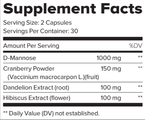 pHemmePure supplement facts