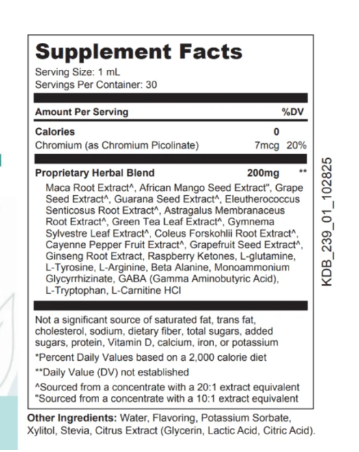Audileaf Supplement Facts