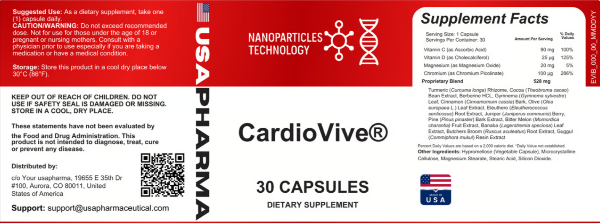CardioVive supplement facts