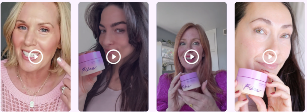 Fiera Cosmetics MoistureWiser customers