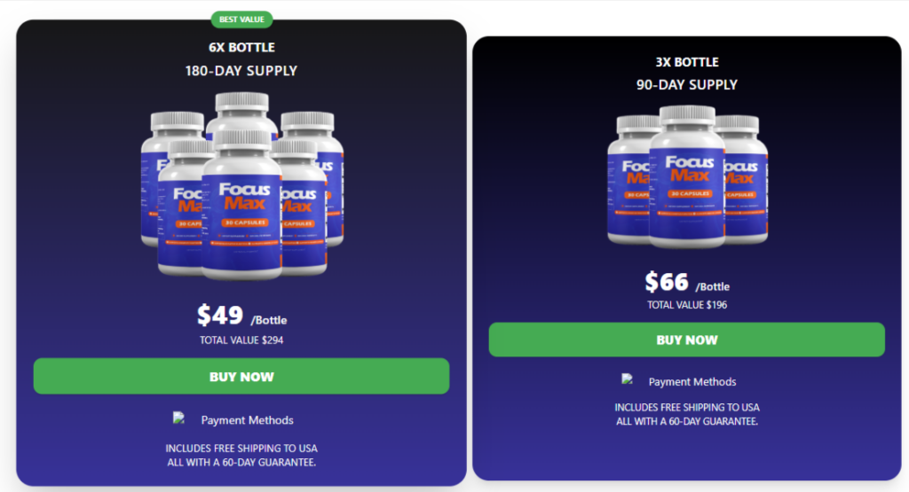 FocusMax-pricing