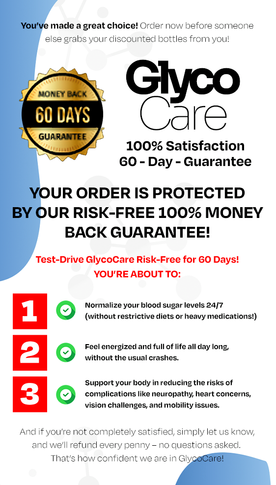 GlycoCare 60 days of money back