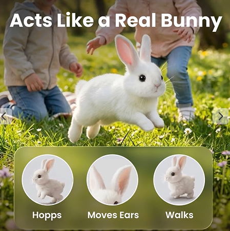 HOPPSY Bunny Toy Real