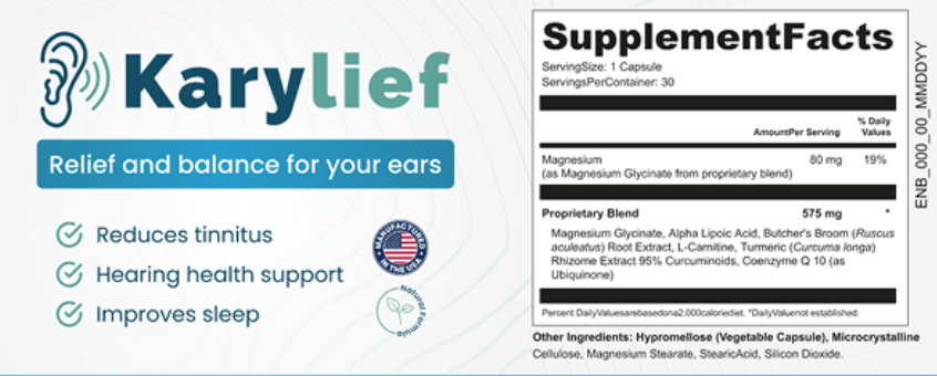 Karylief Supplement Facts