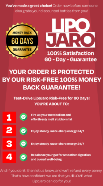 LipoJaro money back
