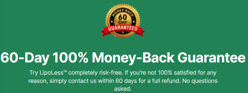 LipoLess guarantee