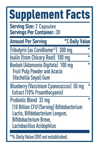 NativePath Native Synbiotic supplement fact