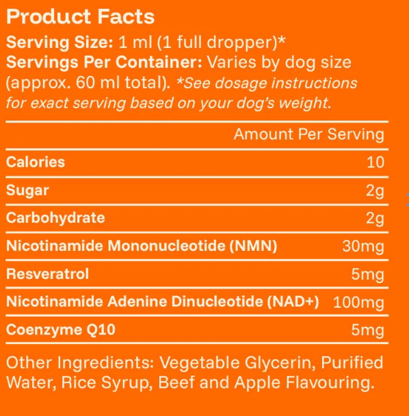 PawPrint Protocol Supplement facts