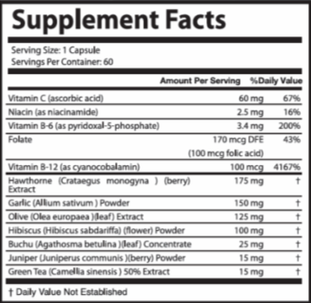 SonusZen Supplement facts