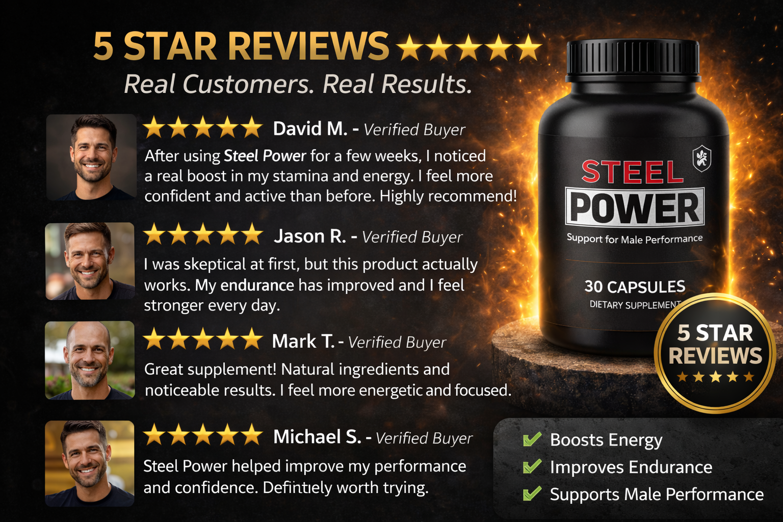 Steel Power customer reviews