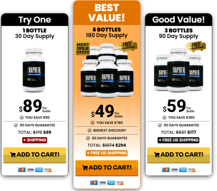 VapoFil Pricing