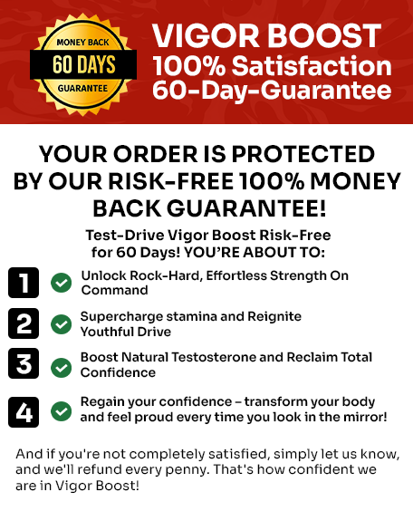 Vigor Boost money back