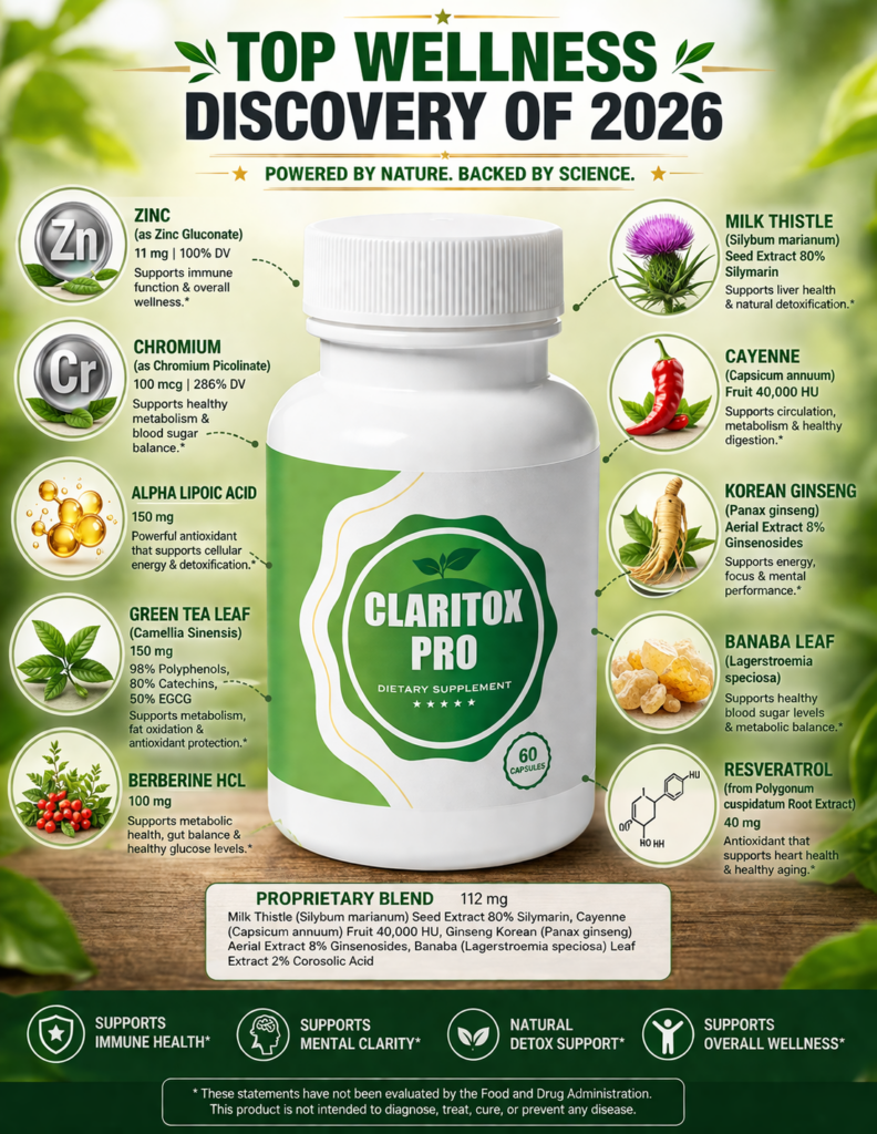 Claritox pro ingredients